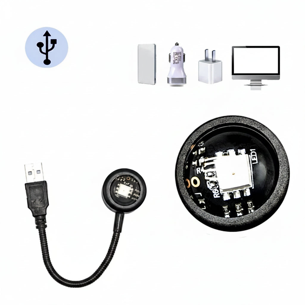 USB LED Sunset Projector Lamp – Atmosphere Night Light | Home Store JP