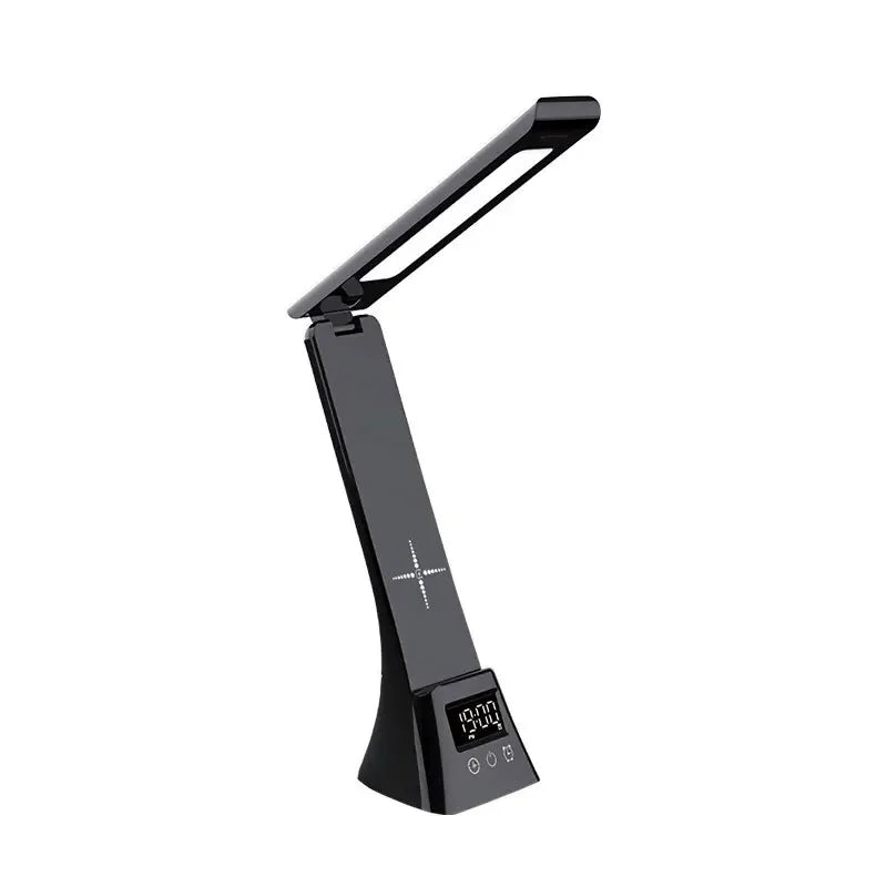 Multifunction LED Desk Lamp | Wireless Charger | Clock & Alarm | USB | Dimmable