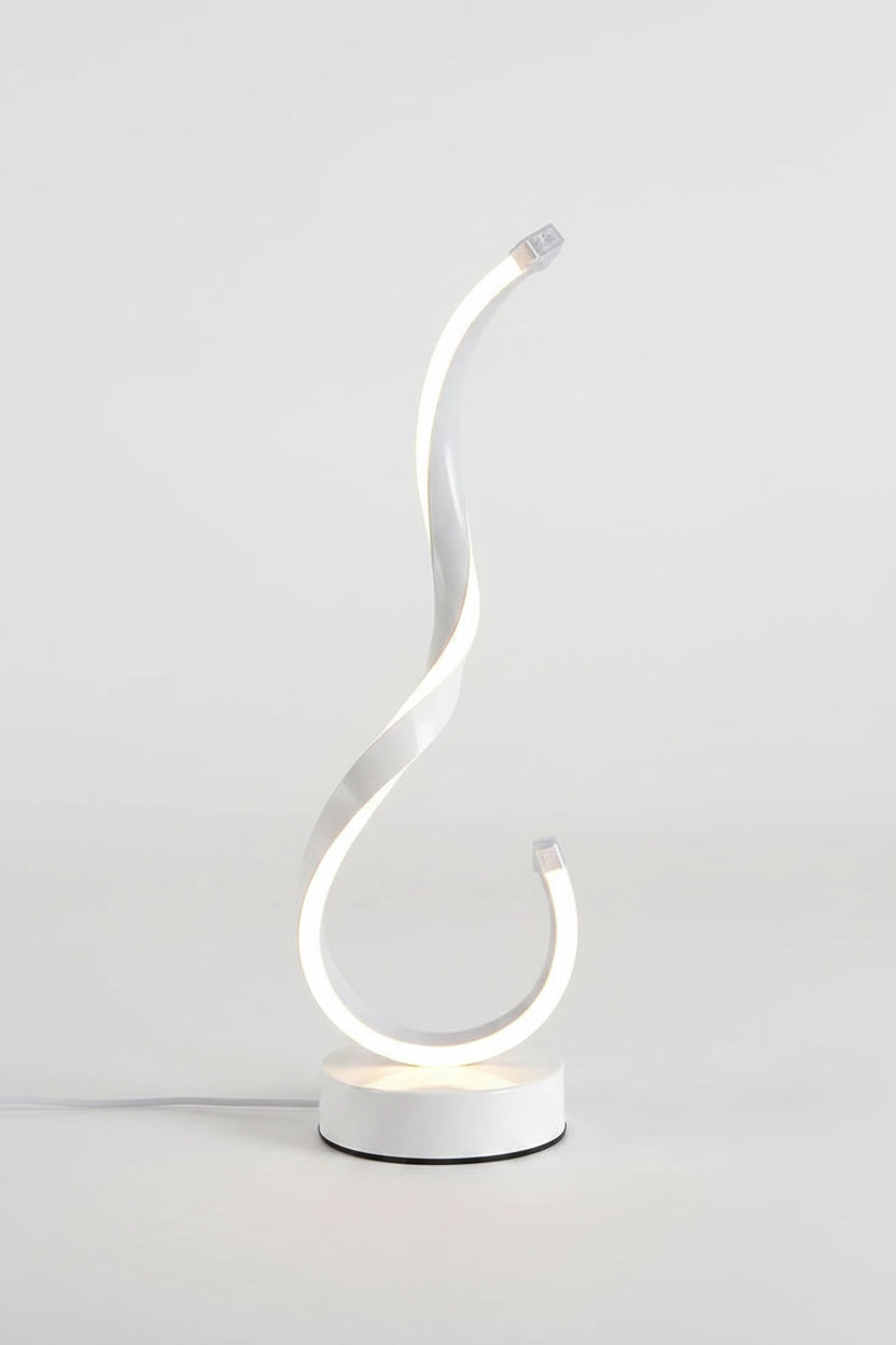 White USB-powered lamp