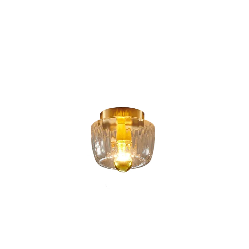 Decorative ceiling light fixture with dimensions on a white background