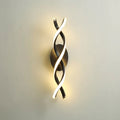 Wall-mounted light fixture with wavy design 