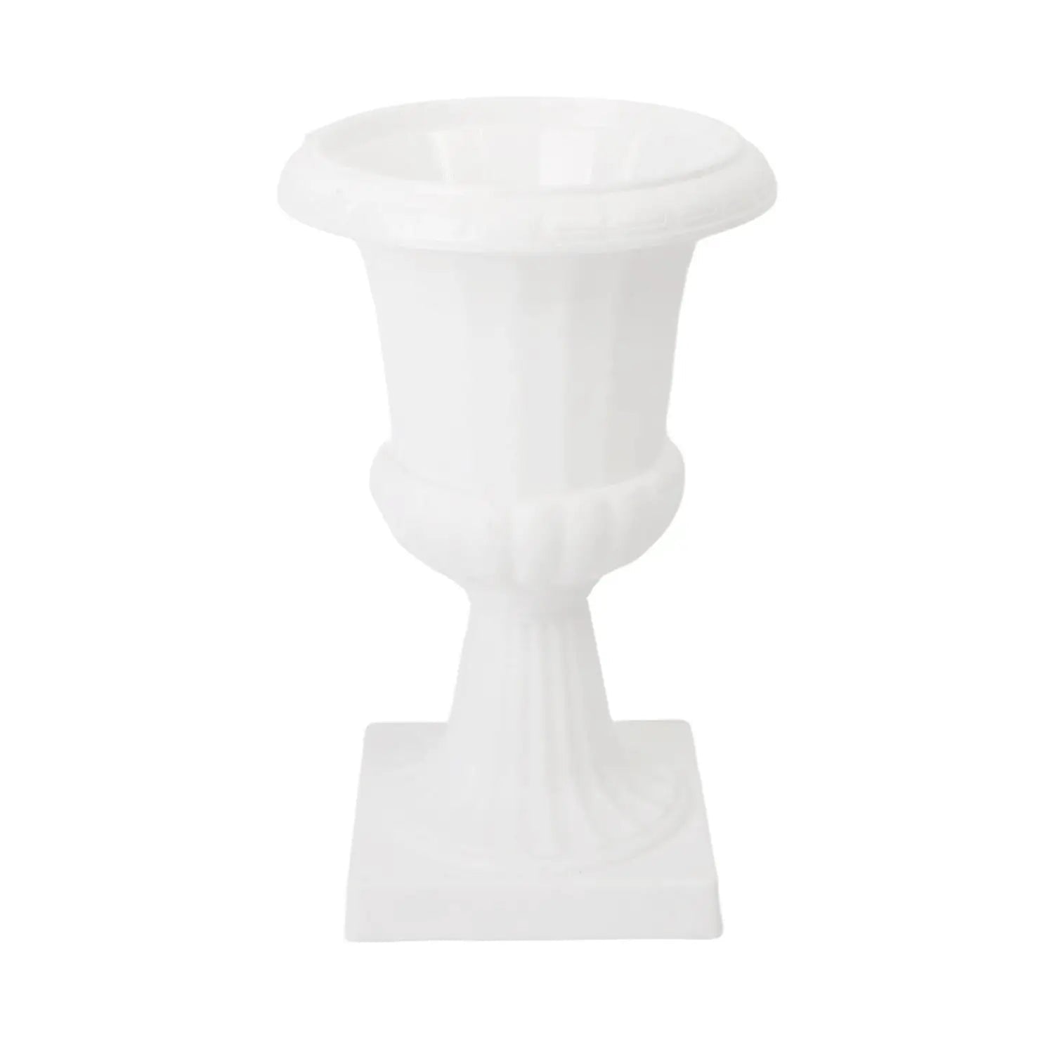 White decorative urn 