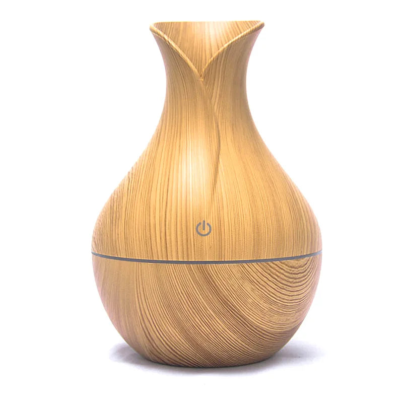 Wooden-textured diffuser on a white background