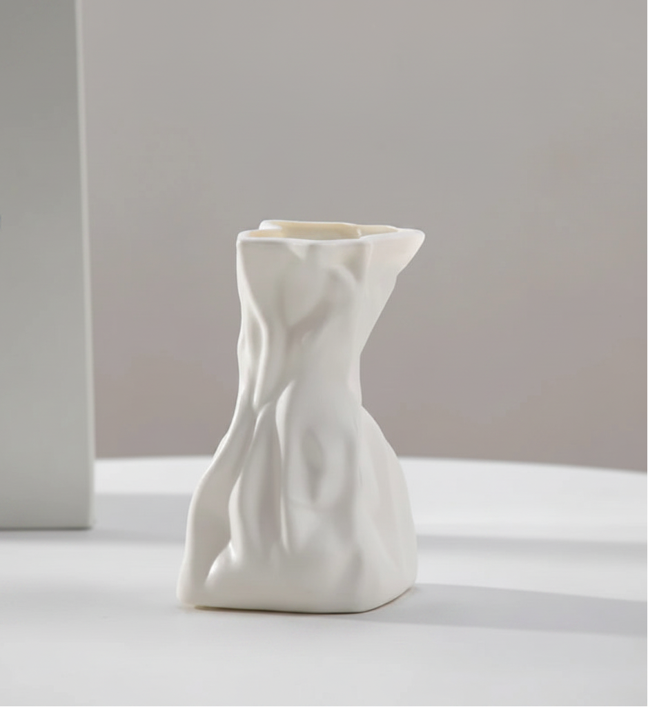 White vase