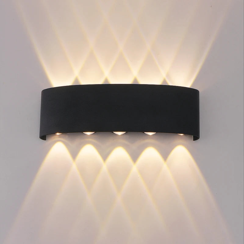 LED up down wall light [wattage]W – modern indoor sconce for bedroom and living room