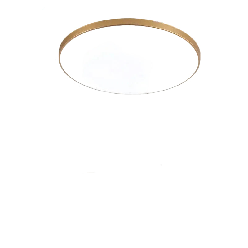 Ceiling light fixture with dimensions and color temperature options on a gray background