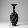 Black decorative vase