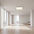 Ceiling light fixture with specifications on a neutral background