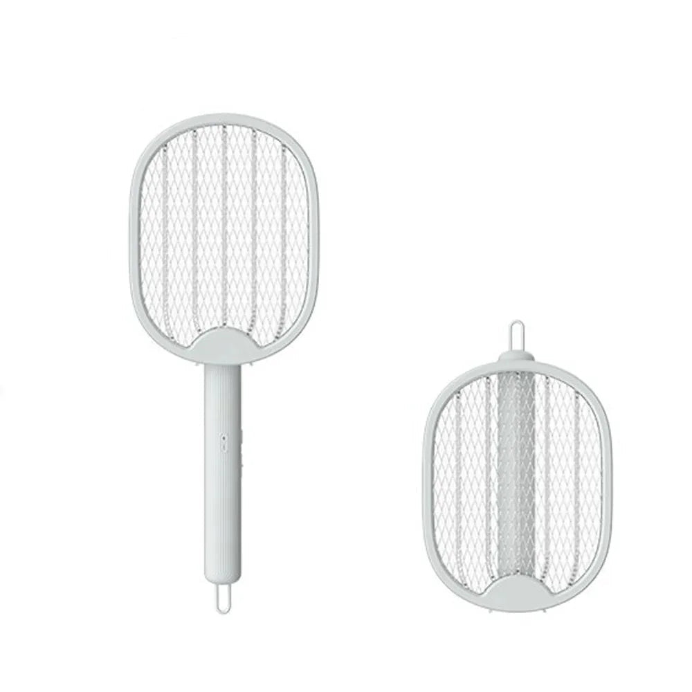 Forked fly swatter with dimensions labeled on a white background