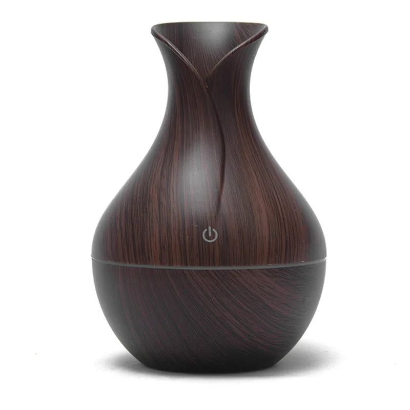 Wooden-textured diffuser on a white background