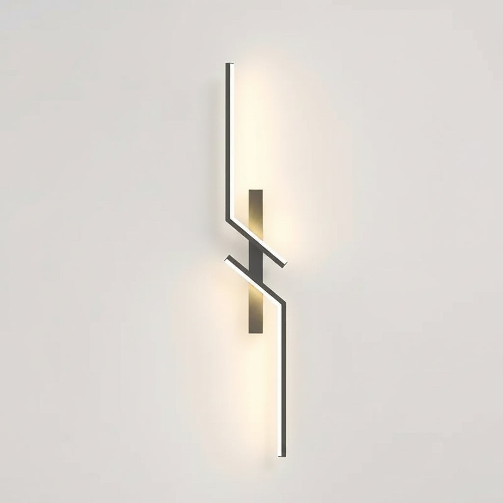 Wall-mounted light fixture with specifications on a white background