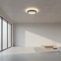 Ceiling lamp with specifications on a gray background