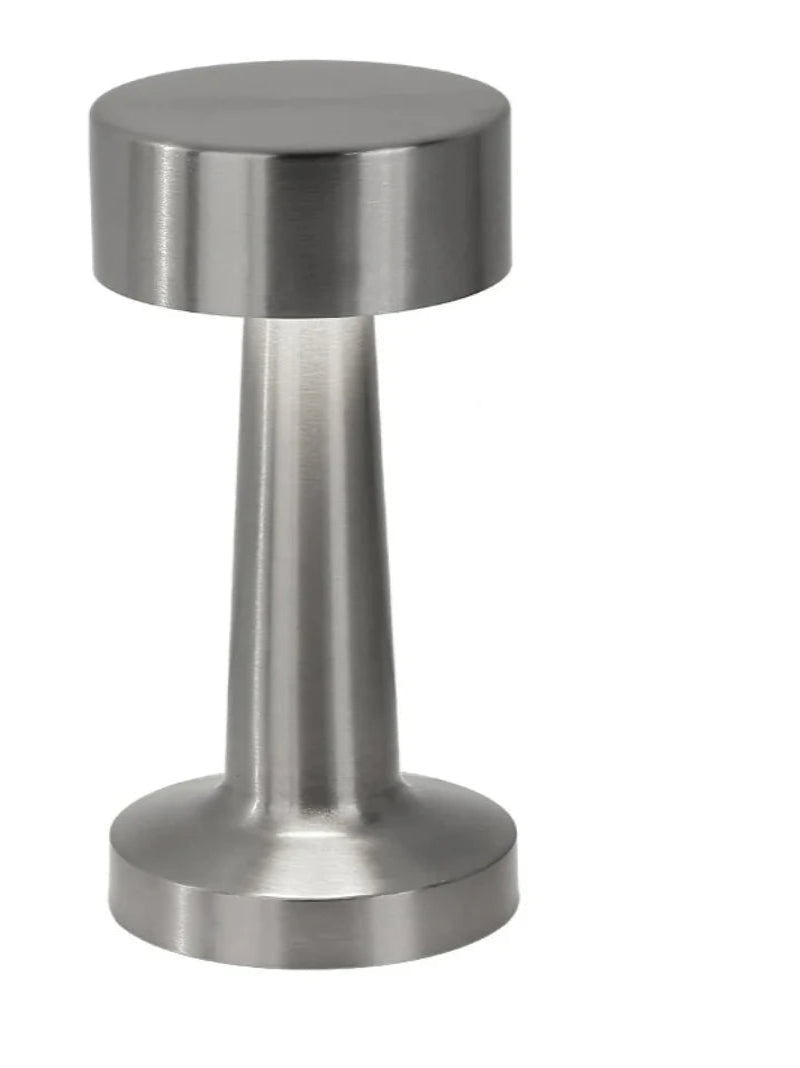 USB rechargeable tricolor light with color options on a white background