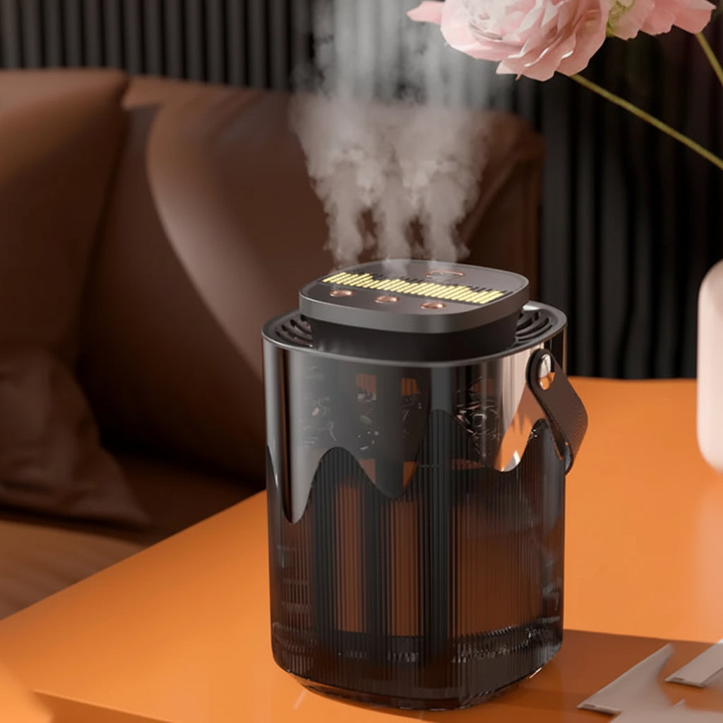 3L Portable Air Humidifier on a table with features listed