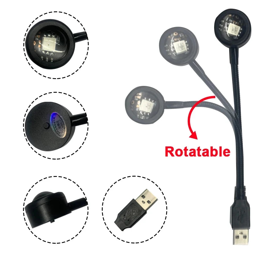 USB LED Sunset Projector Lamp – Atmosphere Night Light | Home Store JP
