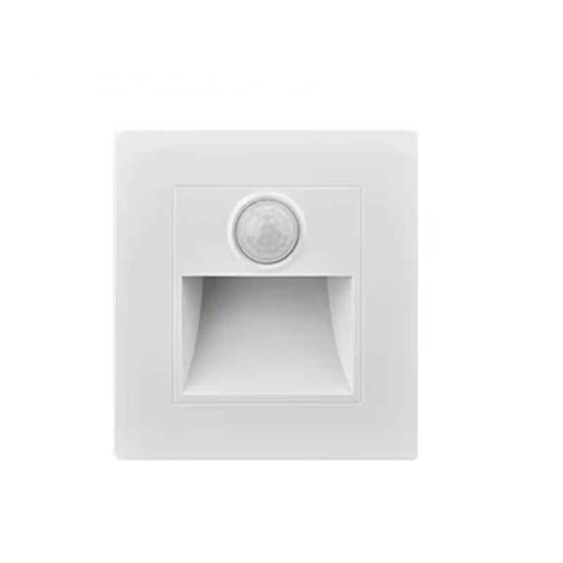 White infrared motion sensor on a white background with 'Infrared Motion Sensor' text at the top.